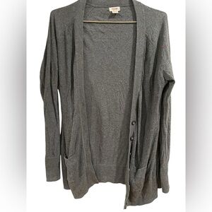 Mossimo Supply Co. Women's Gray Cardigan Sweater